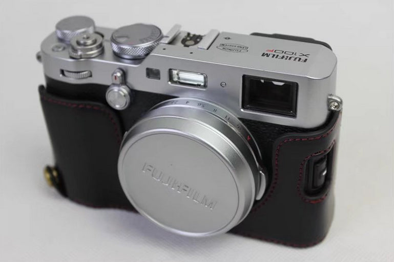 PU Leather Half Camera Protection Cover for Fujifilm X100F