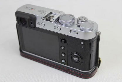 PU Leather Half Camera Protection Cover for Fujifilm X100F