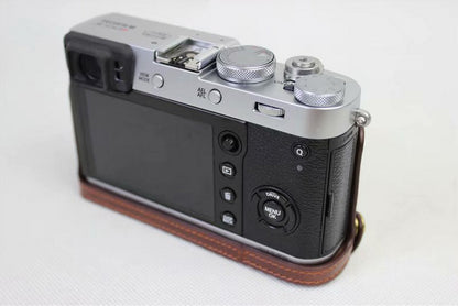 PU Leather Half Camera Protection Cover for Fujifilm X100F