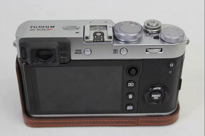 PU Leather Half Camera Protection Cover for Fujifilm X100F