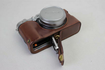 PU Leather Half Camera Protection Cover for Fujifilm X100F