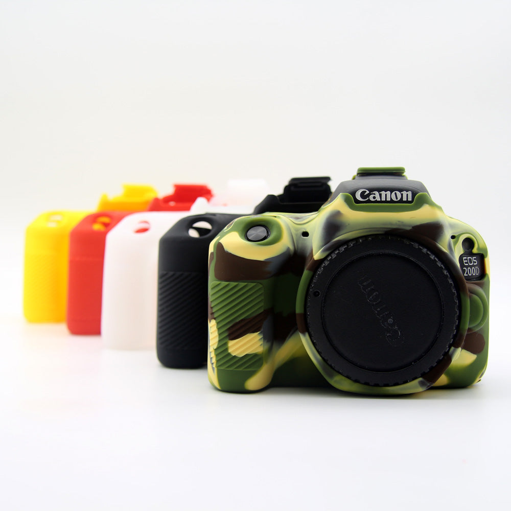 Flexible Silicone Camera Protective Cover for Canon EOS 200D