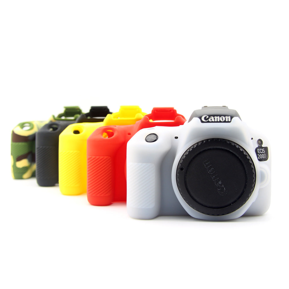 Flexible Silicone Camera Protective Cover for Canon EOS 200D