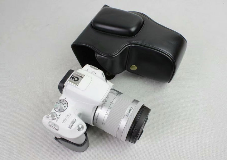 PU Leather Camera Protective Case for Canon EOS 200D