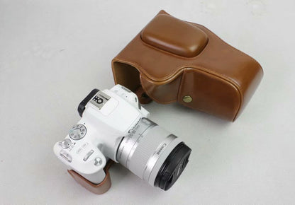 PU Leather Camera Protective Case for Canon EOS 200D