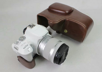 PU Leather Camera Protective Case for Canon EOS 200D