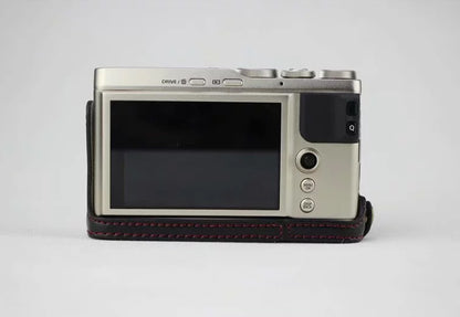 PU Leather Half Bottom Camera Bag Case for Fujifilm XF10 Digital Compact Camera