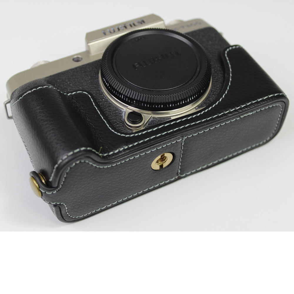 Genuine Leather Camera Half Case for Fujifilm Fuji X-T200/XT200