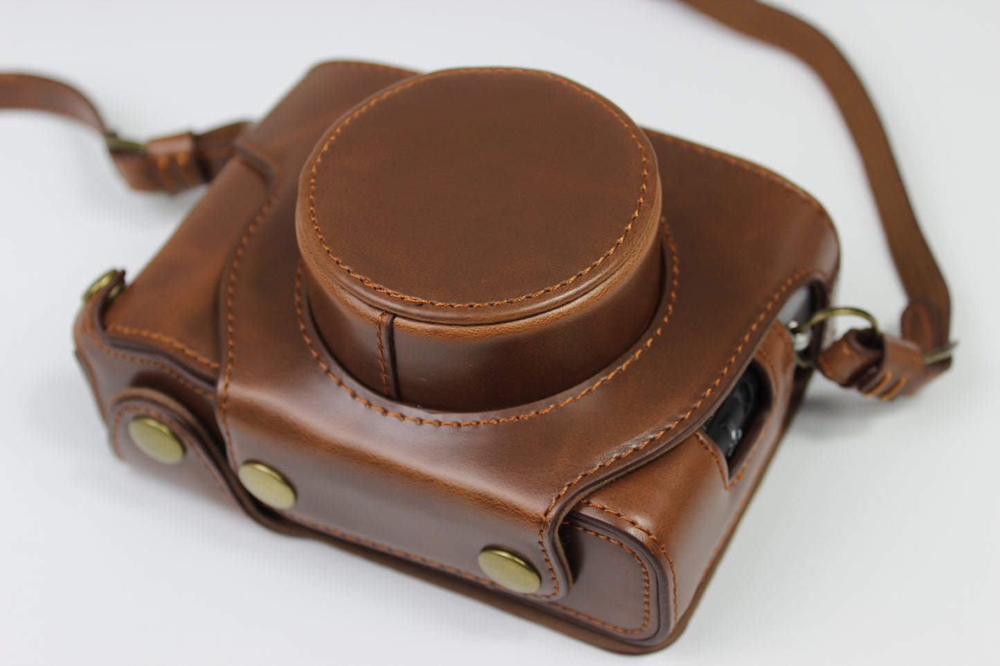 PU Leather Half Camera Case Bag Protector for Fujifilm Fuji X100V