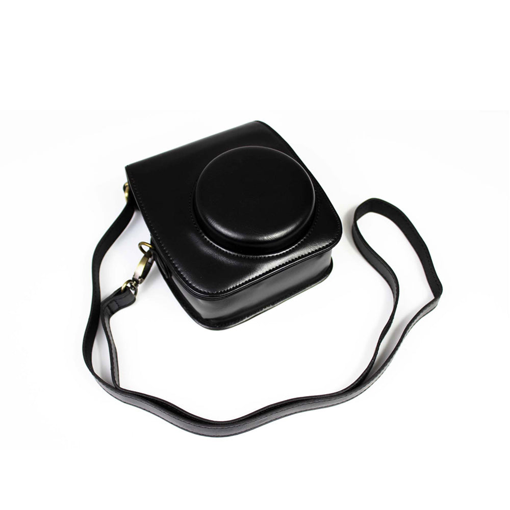 PU Leather Protective Case Cover with Shoulder Strap for Fujifilm Instax Mini 11