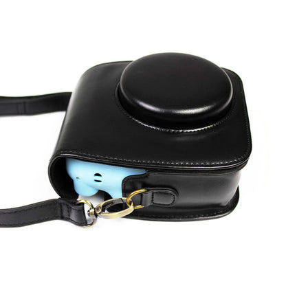 PU Leather Protective Case Cover with Shoulder Strap for Fujifilm Instax Mini 11