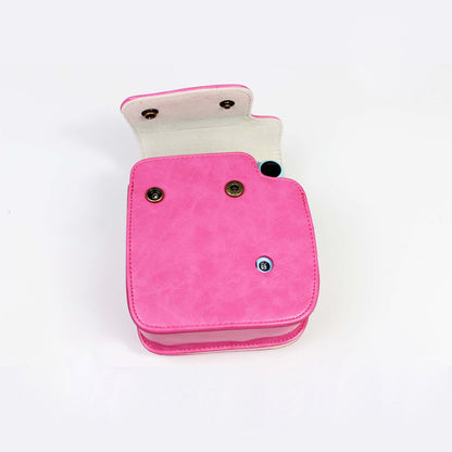 PU Leather Protective Case Cover with Shoulder Strap for Fujifilm Instax Mini 11