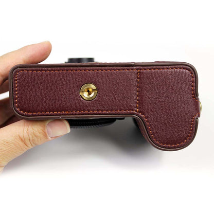 Genuine Leather Camera Half Cover Case for Fujifilm Fuji X-S10