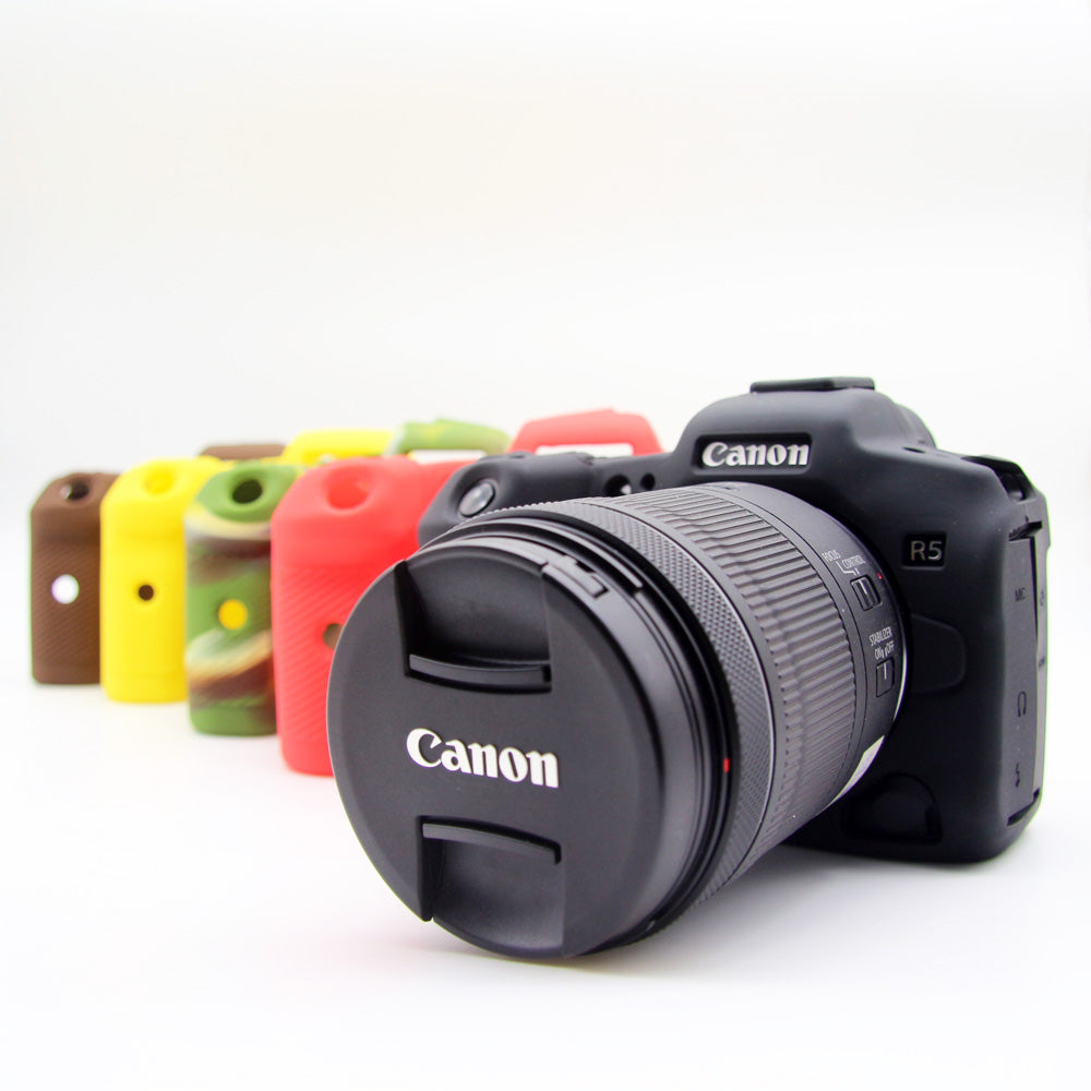 Soft Silicone Camera Protective Case for Canon EOS R5