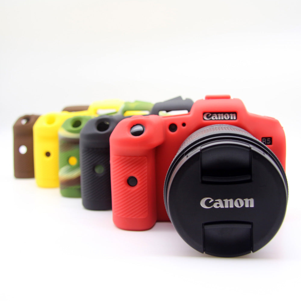 Soft Silicone Camera Protective Case for Canon EOS R5