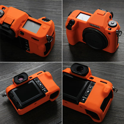 Soft Silicone Camera Case Protector SLR Camera Body Sleeve Cover for Fujifilm GFX 100S