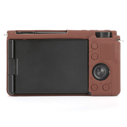 For Sony ZV-E10 ILDC Silicone Cover Anti-slip Dust-proof Anti-collision Silicone Camera Protective Cover