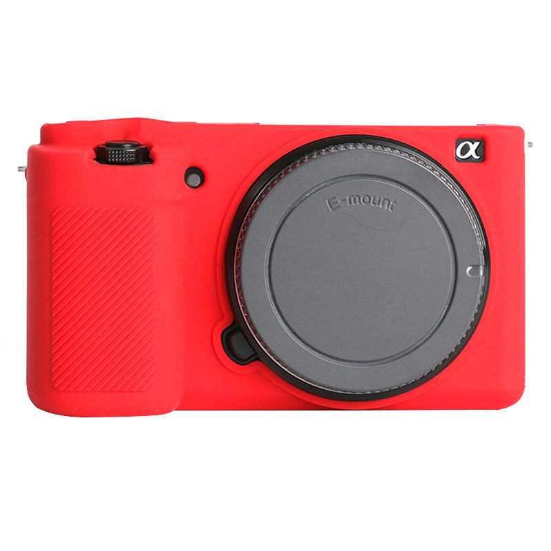 For Sony ZV-E10 ILDC Silicone Cover Anti-slip Dust-proof Anti-collision Silicone Camera Protective Cover