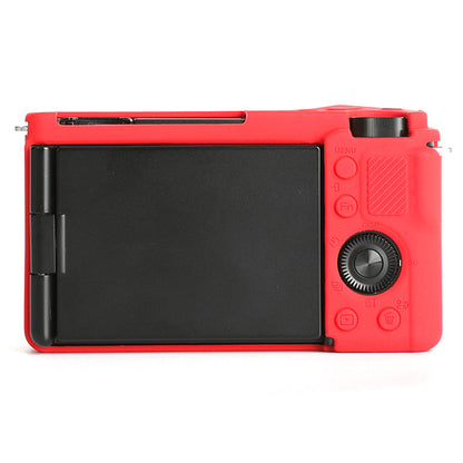 For Sony ZV-E10 ILDC Silicone Cover Anti-slip Dust-proof Anti-collision Silicone Camera Protective Cover