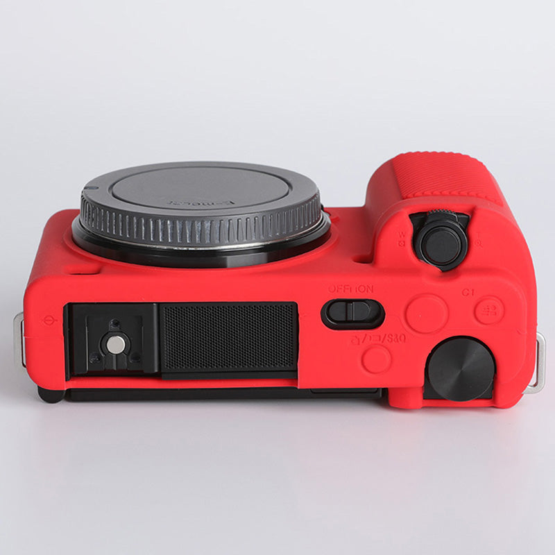 For Sony ZV-E10 ILDC Silicone Cover Anti-slip Dust-proof Anti-collision Silicone Camera Protective Cover