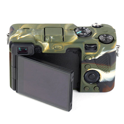 For Sony A7C Anti-slip Dust-proof Anti-collision Silicone ILDC Camera Protective Cover Case