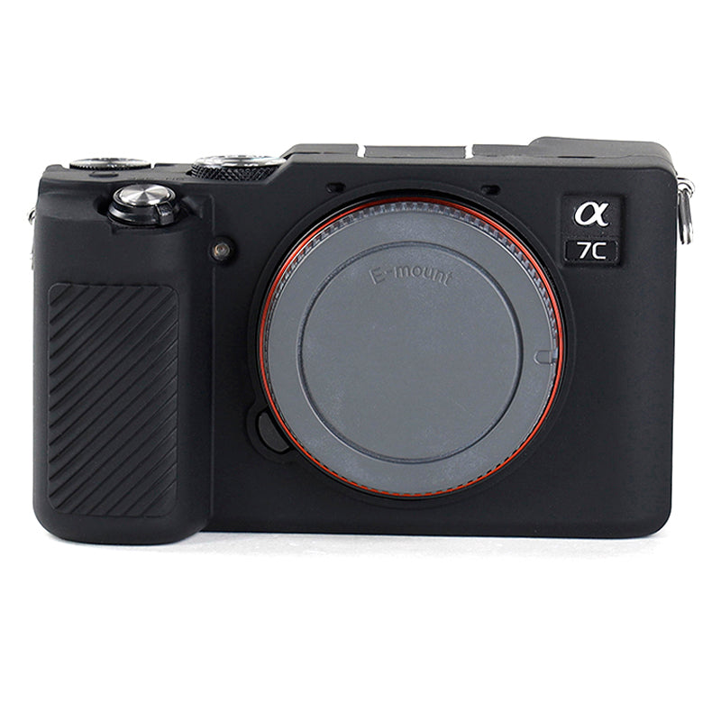 For Sony A7C Anti-slip Dust-proof Anti-collision Silicone ILDC Camera Protective Cover Case