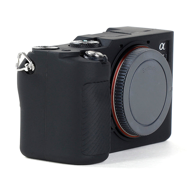 For Sony A7C Anti-slip Dust-proof Anti-collision Silicone ILDC Camera Protective Cover Case