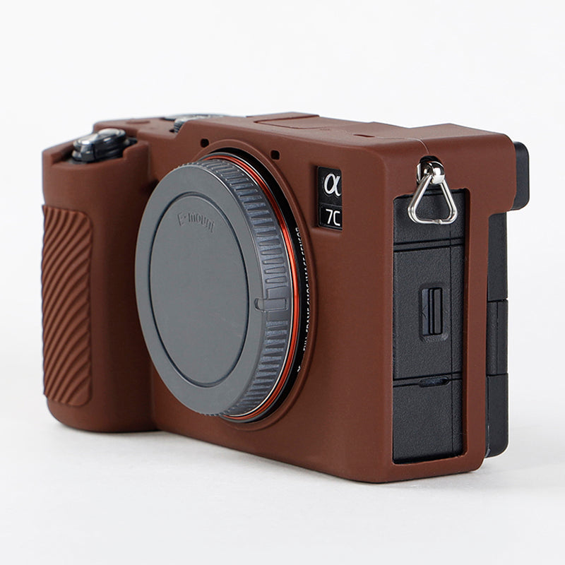 For Sony A7C Anti-slip Dust-proof Anti-collision Silicone ILDC Camera Protective Cover Case