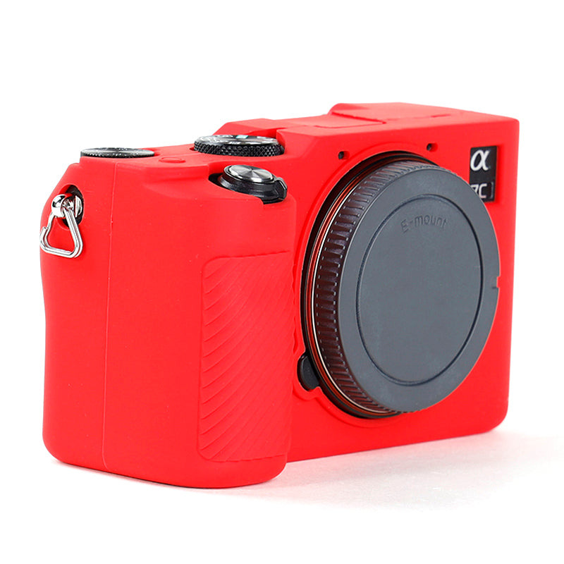 For Sony A7C Anti-slip Dust-proof Anti-collision Silicone ILDC Camera Protective Cover Case