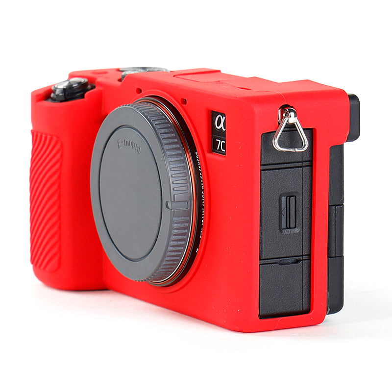 For Sony A7C Anti-slip Dust-proof Anti-collision Silicone ILDC Camera Protective Cover Case