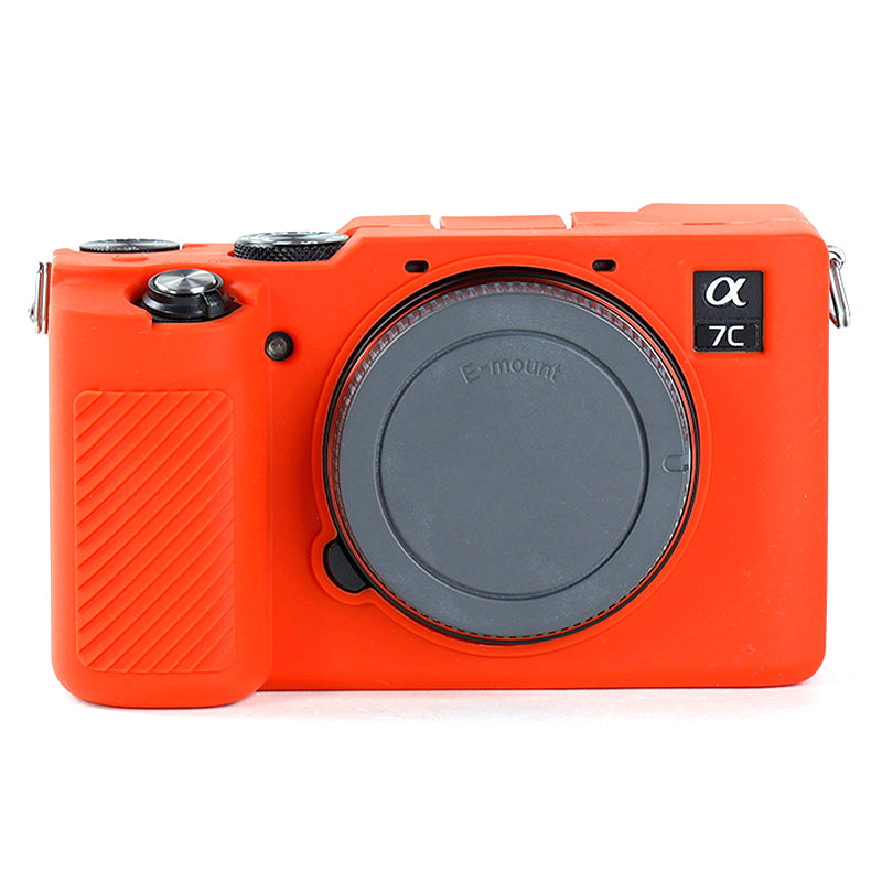 For Sony A7C Anti-slip Dust-proof Anti-collision Silicone ILDC Camera Protective Cover Case