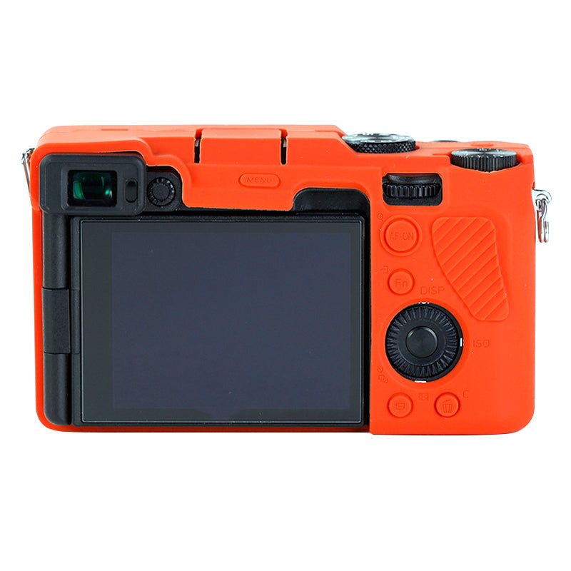 For Sony A7C Anti-slip Dust-proof Anti-collision Silicone ILDC Camera Protective Cover Case