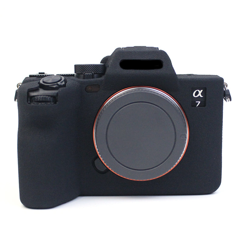 For Sony A7M4 Well-Protective Anti-collision Environmental Friendly Silicone Camera Protective Cover Case