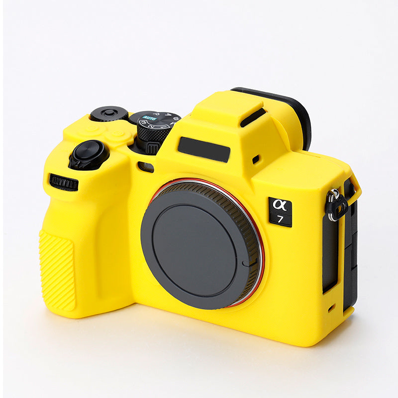 For Sony A7IV/A74/A7M4 Silicone Camera Sleeve Case Anti-slip Anti-dust SLR Camera Body Protective Cover