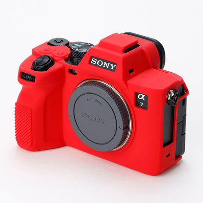 For Sony A7IV/A74/A7M4 Silicone Camera Sleeve Case Anti-slip Anti-dust SLR Camera Body Protective Cover