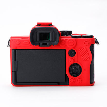 For Sony A7IV/A74/A7M4 Silicone Camera Sleeve Case Anti-slip Anti-dust SLR Camera Body Protective Cover