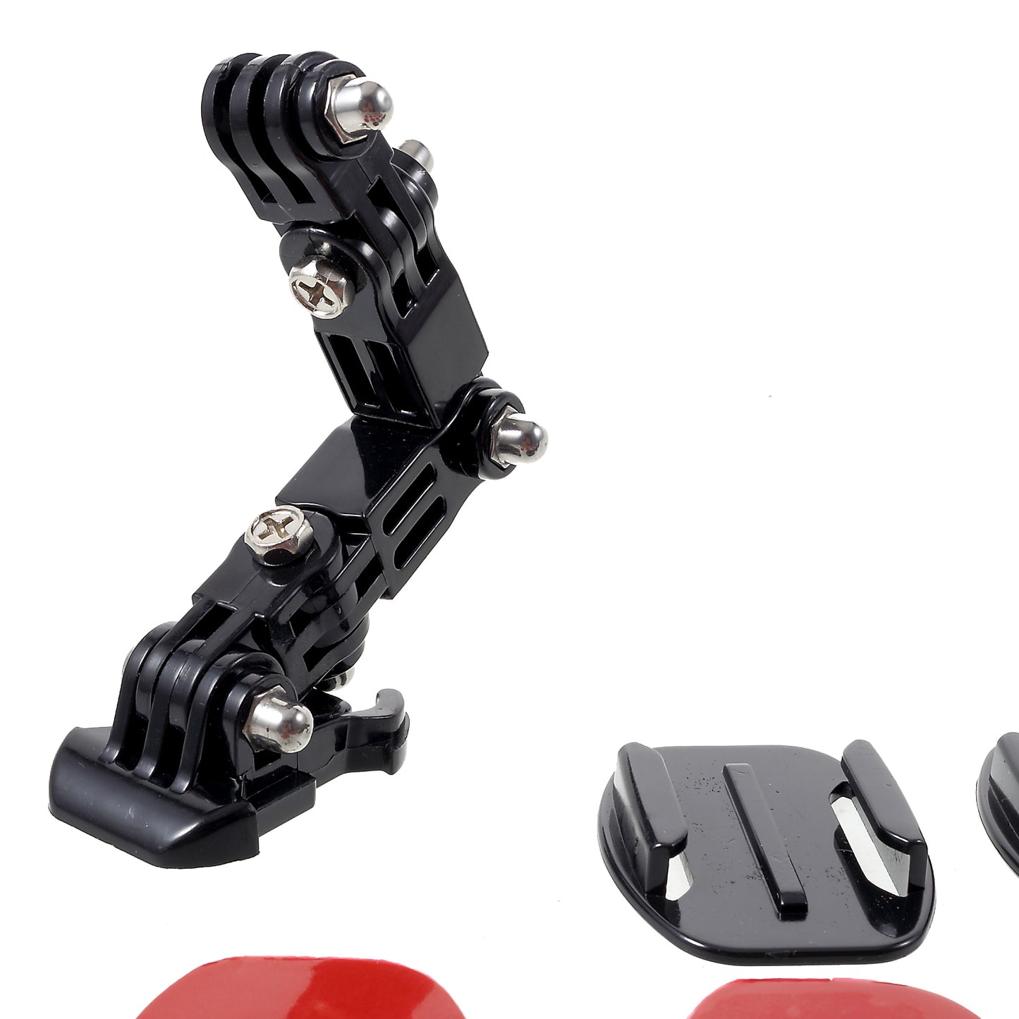 AT833 23-in-1 Helmet Chin Jaw Swivel Arm Mount Set for GoPro Hero4 Session/Hero 7/6/5/4/3+/3/2/1/ SJCAM Action Cameras