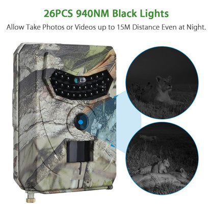 PR-100 12MP Photo-traps Wild Hunting Camera 1080P Trail Hunting Game Camera Wildlife Scouting Camera