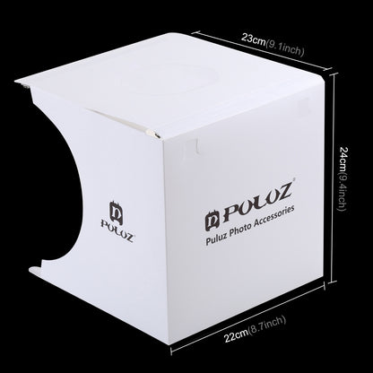 PULUZ PU5022 Folding Portable Photo Lighting Studio Shooting Tent Box Kit with 2 LED Panels