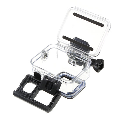 Waterproof Housing Case with Touchable Back Door for GoPro Hero 7 White / Silver