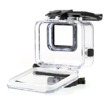 Waterproof Housing Case with Touchable Back Door for GoPro Hero 7 White / Silver