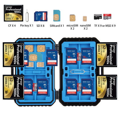 PULUZ PU5002 27 in 1 Memory Card / SIM Card Storage Case Storage Box