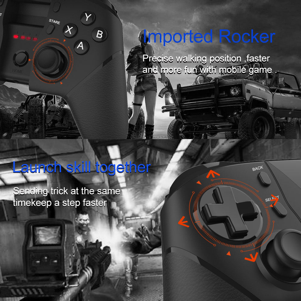 JYS SP101 Universal Bluetooth Gamepad Wireless Controller for iOS/Android Smartphone/Smart TV/TV Box