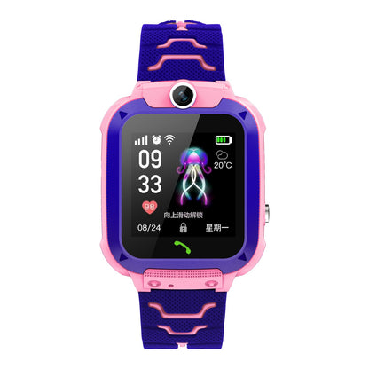 Q12 1.44-inch Touch Screen IP67 Waterproof Smart Watch Multifunction Children Positioning Wrist Watch Bracelet