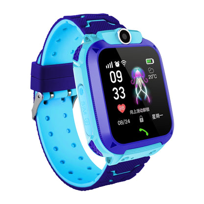 Q12 1.44-inch Touch Screen IP67 Waterproof Smart Watch Multifunction Children Positioning Wrist Watch Bracelet