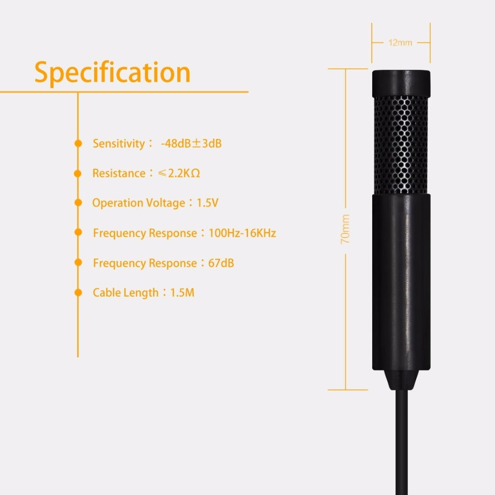 YANMAI SF-555B USB Mini Computer Microphone PC Mic for Audio Sound Recording, Video Conference, Speech