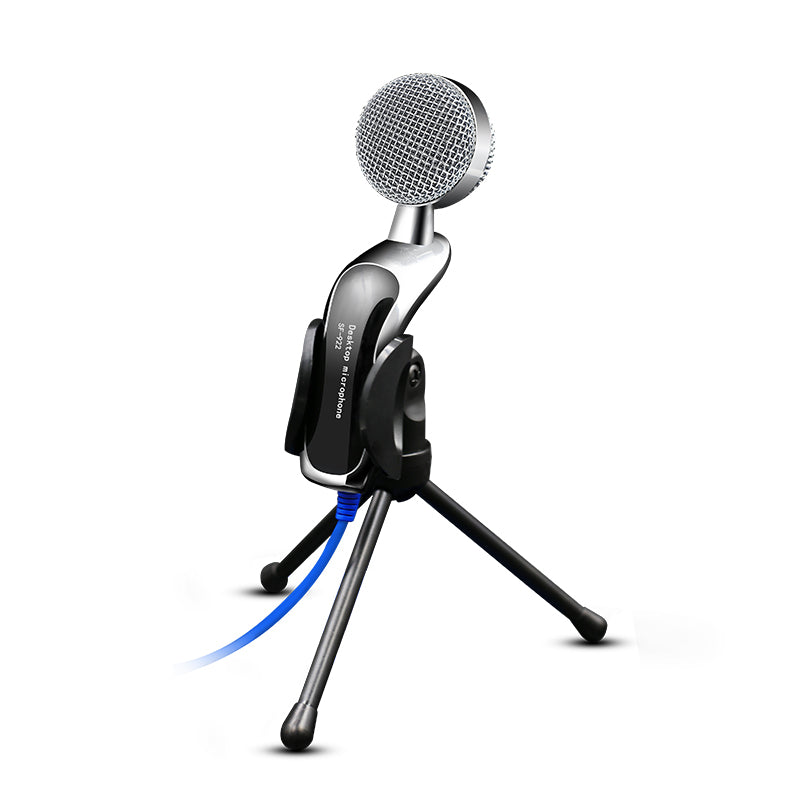 YANMAI SF-922B USB Desktop Microphone with Tripod Stand for Sound Recording, Video Conference, Chatting, Singing