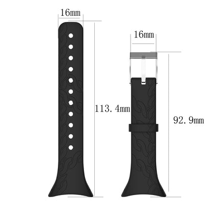 Women Soft Sports TPE Watch Strap for Suunto M1/M2/M4 /M5