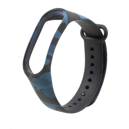 Camouflage Soft Silicone Watch Strap Band for Xiaomi Mi Band 3