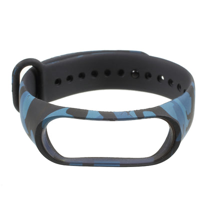 Camouflage Soft Silicone Watch Strap Band for Xiaomi Mi Band 3